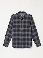 FatFace Black Long Sleeve York Check Shirt - Image 6 of 6