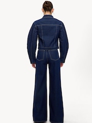 LOAVIES Blue Feel The Autumn Hum Wide Leg Jeans - Image 2 of 5