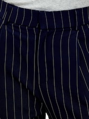LOAVIES Blue Mood Of Magic Pinstripe Wide Leg Trousers - Image 5 of 5