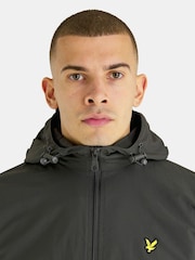 Lyle & Scott Grey Zip Through Hooded Jacket - Image 4 of 5