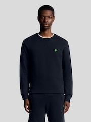 Lyle & Scott Blue Crew Neck Sweatshirt - Image 1 of 7