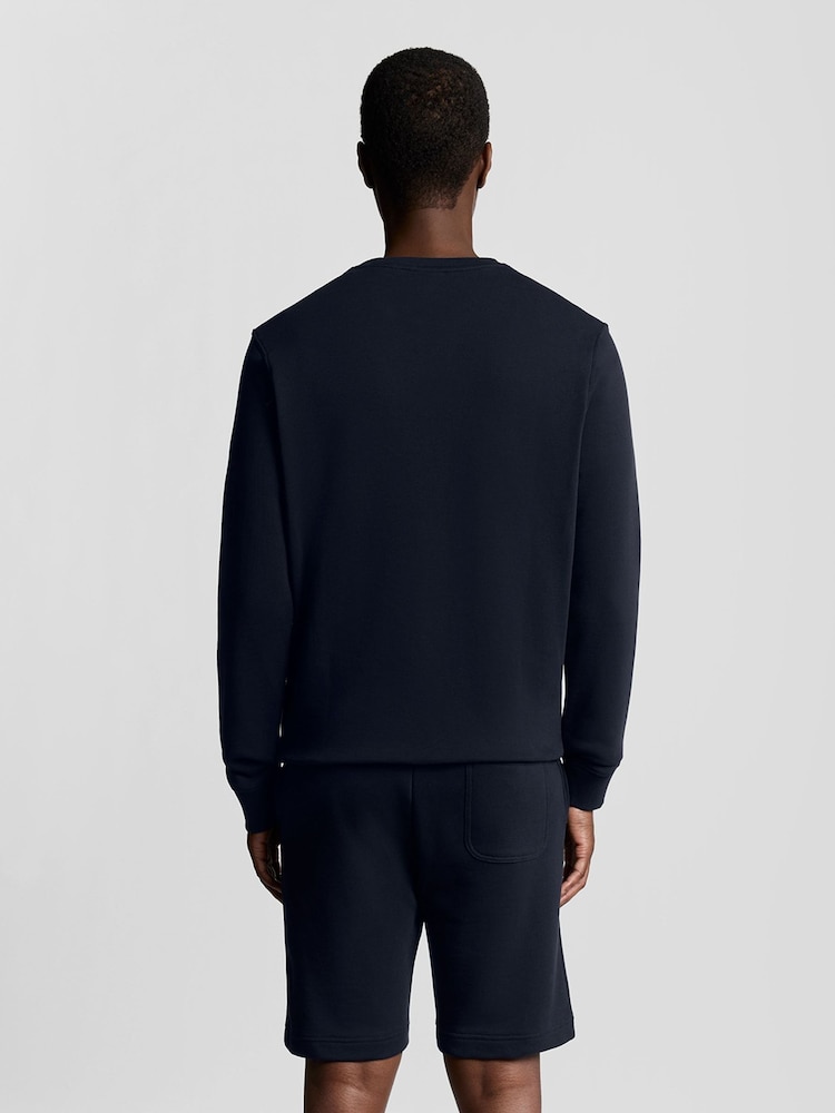 Lyle & Scott Blue Crew Neck Sweatshirt - Image 2 of 7