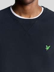 Lyle & Scott Blue Crew Neck Sweatshirt - Image 4 of 7