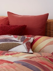 KAS Peach Alberto Cotton Duvet Cover Set - Image 3 of 5