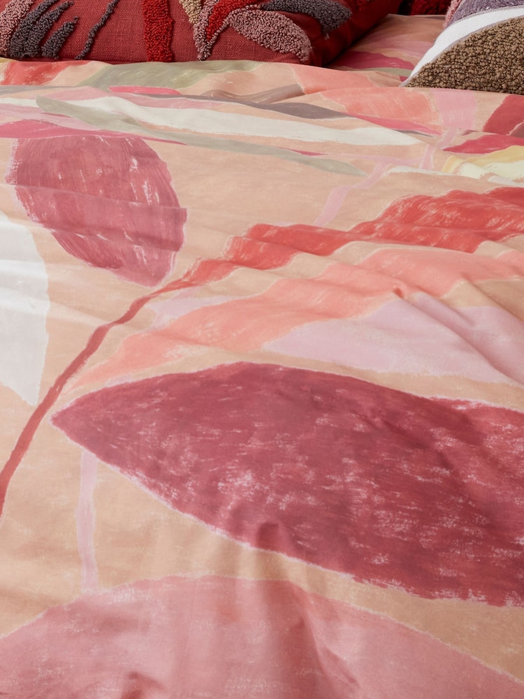 KAS Peach Alberto Cotton Duvet Cover Set - Image 5 of 5