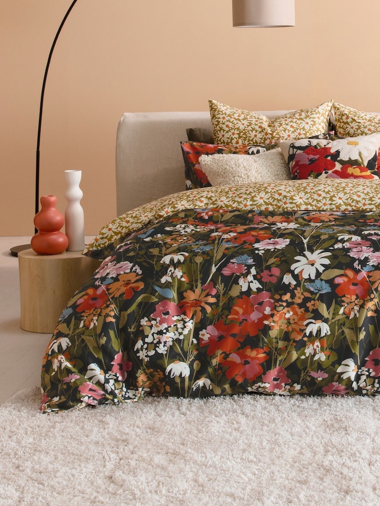 KAS Multicoloured Fresca Cotton Duvet Cover Set - Image 1 of 6