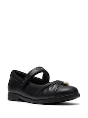 Clarks Black Lock Gem Patent Shoes - Image 3 of 6