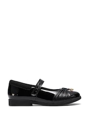 Clarks Black Lock Gem Kids Shoes - Image 1 of 6