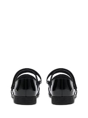 Clarks Black Lock Gem Kids Shoes - Image 5 of 6