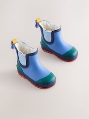 Multi Bright Warm Lined Ankle Wellies - Image 1 of 6