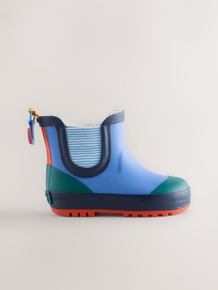 Multi Bright Warm Lined Ankle Wellies - Image 2 of 6 Multi Bright Warm Lined Ankle Wellies - Image 2 of 6