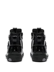 Clarks Black Patent Leather Relda Star Boots - Image 6 of 6
