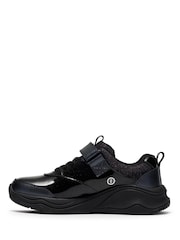 Clarks Black Gleam Fly Trainers - Image 2 of 6