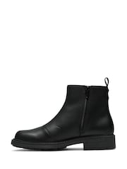 Clarks Black Tessyn Style Leather Boots - Image 2 of 6