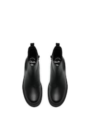 Clarks Black Tessyn Style Leather Boots - Image 5 of 6