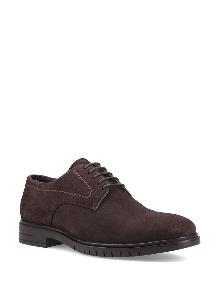 Mens Hush Puppies Brown Sterling Suede Shoes US 9 (UK 8)