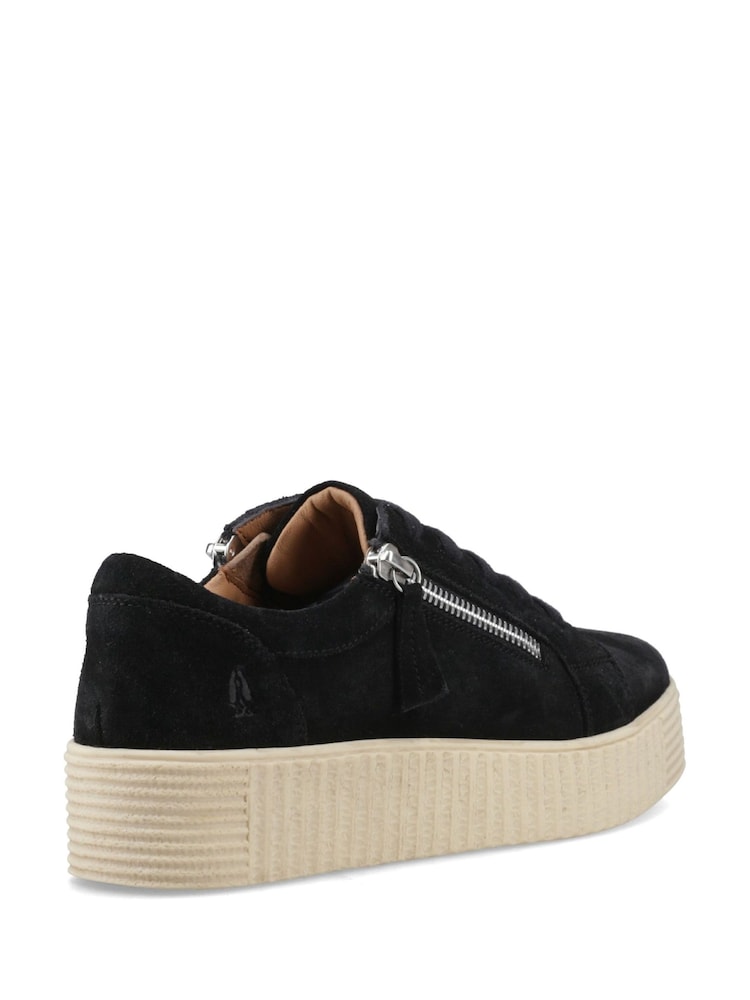 Hush Puppies Black Tara Suede Trainers - Image 4 of 4 Hush Puppies Black Tara Suede Trainers - Image 4 of 4