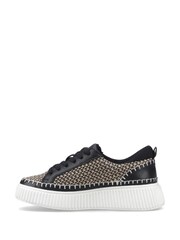 Negru - Hush Puppies Haisley Woven Trainers - Imaginea 2 din 5