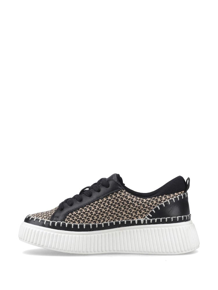 Negru - Hush Puppies Haisley Woven Trainers - Imaginea 2 din 5 Negru - Hush Puppies Haisley Woven Trainers - Imaginea 2 din 5
