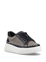 Negru - Hush Puppies Haisley Woven Trainers - Imaginea 3 din 5