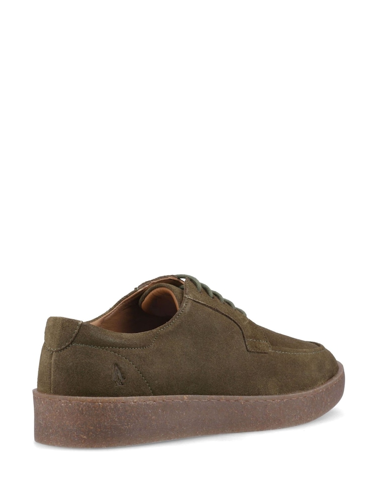 Hush Puppies Khaki Rafael Suede Lace Up Shoes - Image 4 of 4