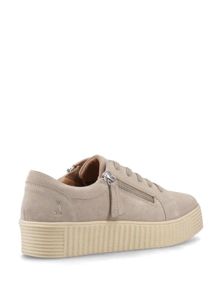 Hush Puppies Cream Tara Suede Trainers - Image 4 of 4 Hush Puppies Cream Tara Suede Trainers - Image 4 of 4