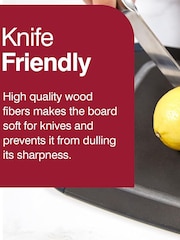 Zyliss Dark Grey Wooden Fibre Cutting Board - Image 4 of 5