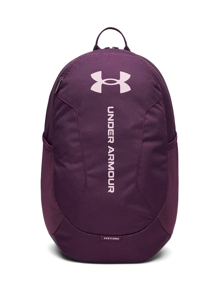 Under Armour Purple Hustle Lite Backpack - Image 1 of 4 Under Armour Purple Hustle Lite Backpack - Image 1 of 4