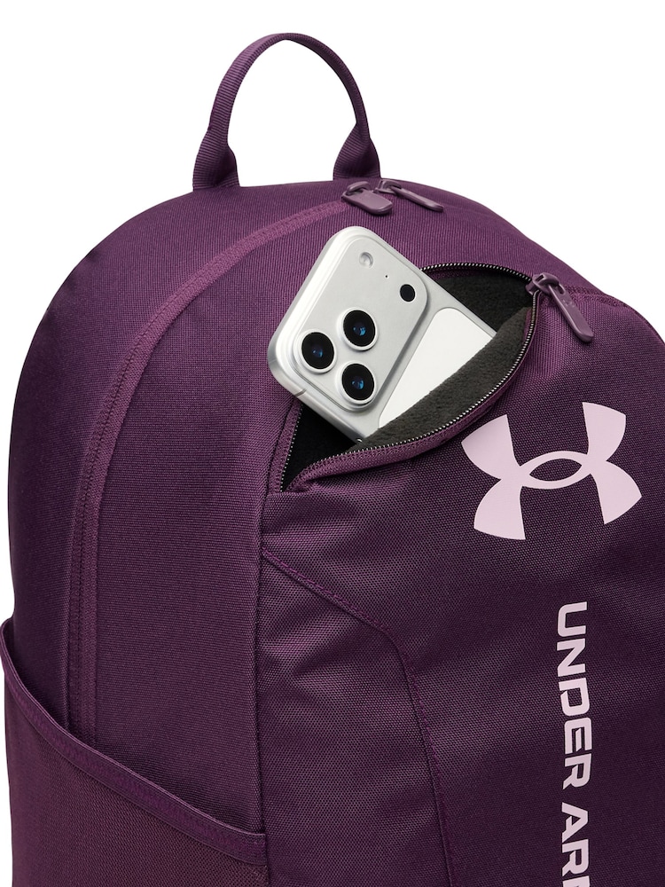 Under Armour Purple Hustle Lite Backpack - Image 2 of 4 Under Armour Purple Hustle Lite Backpack - Image 2 of 4