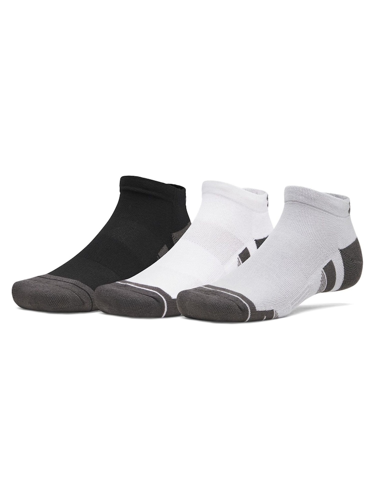 Under Armour מארז של 3 זוגות גרביים נמוכים מבד טכני בעל ביצועים גבוהים - תמונה 1 מתוך 3