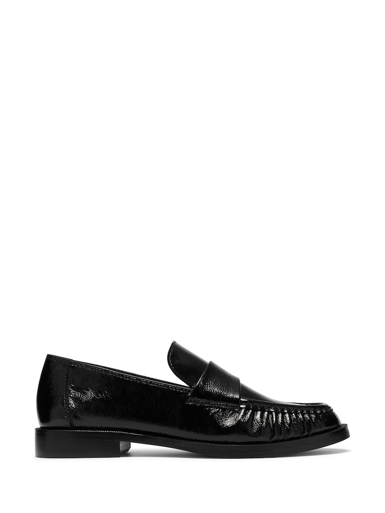 Clarks Black Standard Fit Patent Straven2 Step Shoes - Image 1 of 6