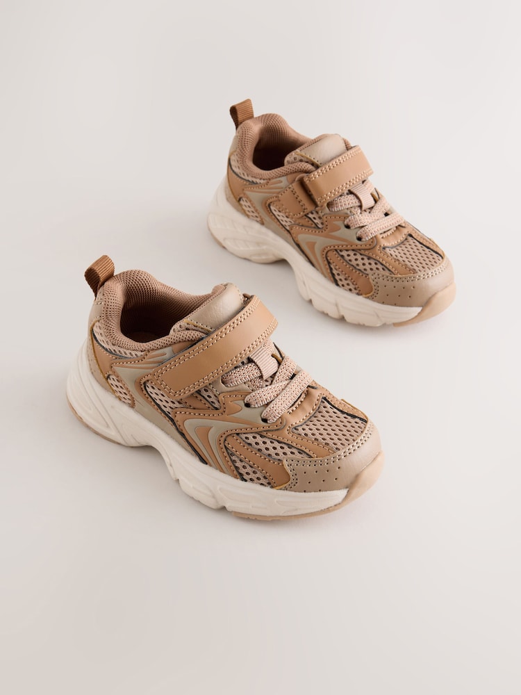 Neutral Touch Fastening Elastic Lace Trainers - Image 1 of 5