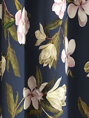 Ted Baker Navy Opal Floral Blackout Lined Eyelet Curtains - Image 3 of 4