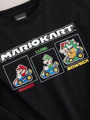 Black Mario Gaming Long Sleeve T-Shirt (3-16yrs) - Image 4 of 4