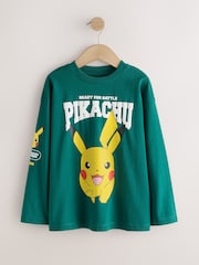 Grüner Print auf der Rückseite - Pokémon Langarm-T-Shirt (3-16 J.) - Bild 1 von 5