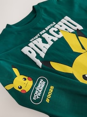 Grüner Print auf der Rückseite - Pokémon Langarm-T-Shirt (3-16 J.) - Bild 4 von 5