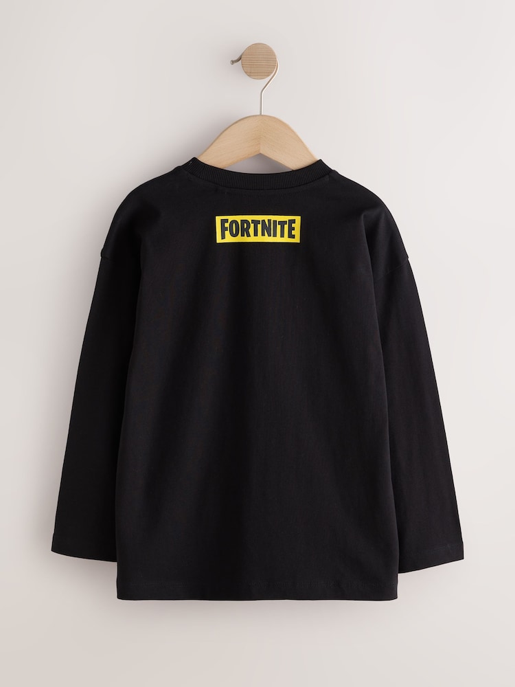 Black Peely Fortnite Long Sleeve T-Shirt (4-16yrs) - Image 2 of 4