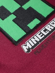 Berry Red Long Sleeve Minecraft T-Shirt (3-16yrs) - Image 5 of 6