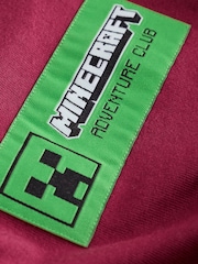 Berry Red Long Sleeve Minecraft T-Shirt (3-16yrs) - Image 6 of 6