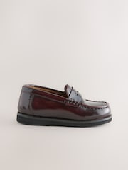 Burgundy Red Penny Loafers - Image 5 of 8