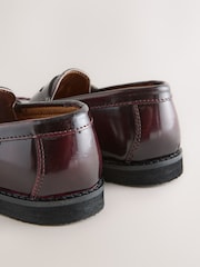Burgundy Red Penny Loafers - Image 7 of 8