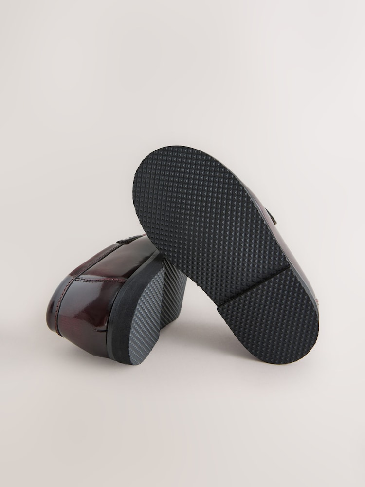Burgundy Red Penny Loafers - Image 8 of 8 Burgundy Red Penny Loafers - Image 8 of 8
