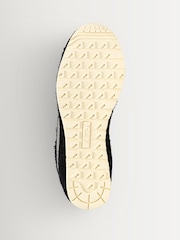 AUTRY Black Windspin Suede Low Profile Trainers with Leather Detailing - Image 5 of 6