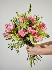 Arena Flowers Birthday Delight Pink Roses Bouquet - Image 2 of 2