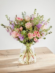 Arena Flowers Blush Sublime Bouquet of Stocks & Roses - Image 1 of 2