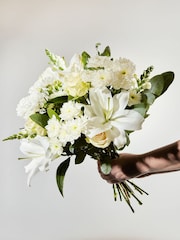 Arena Flowers Serene Splendour Bouquet Of White Roses & Lilies - Image 3 of 4