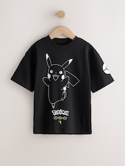 Black/White Pokémon Short Sleeve T-Shirt (3-16yrs) - Image 1 of 3