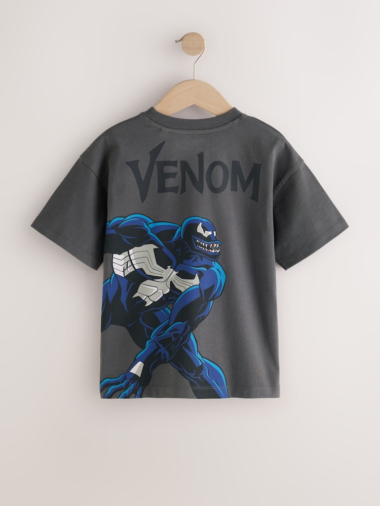 Grey Venom Back Print - Marvel T-Shirt (3-16yrs) - 圖片 2，共 5