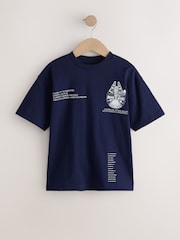 Navy Star Wars T-Shirt (3-16yrs) - Image 1 of 4