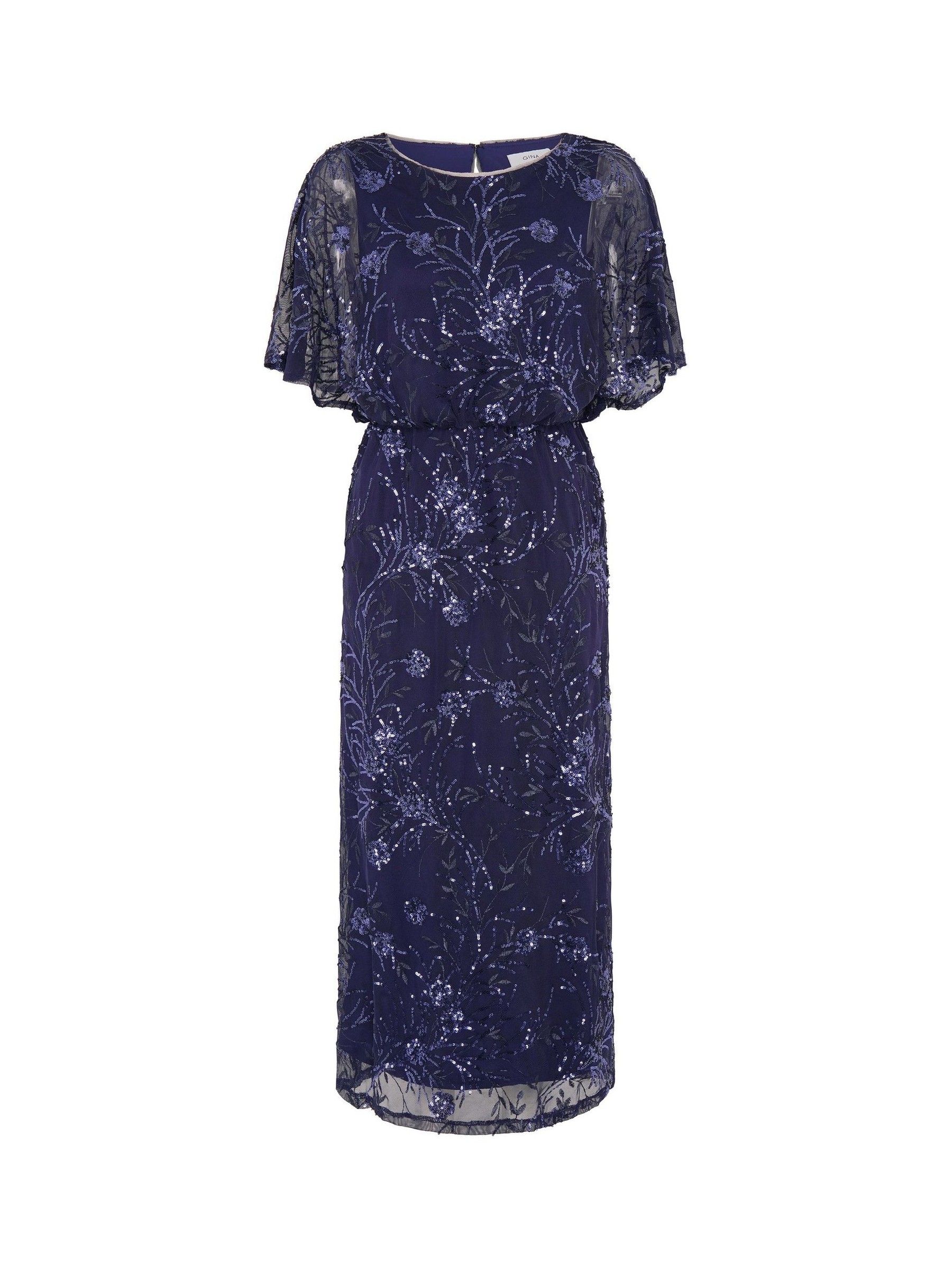 gina bacconi blue dress Buy Gina Bacconi Blue Anne-Marie Taffeta Dress from Next USA